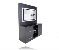 Infinity TV Stand and Back Black Matte Case